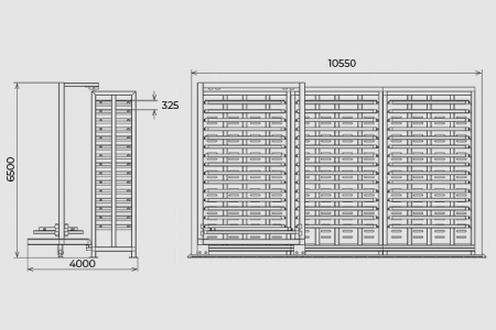 Автоматическая система хранения листа IRS-3/15-3000